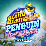 Bling Bling Penguin Ice on the Beach